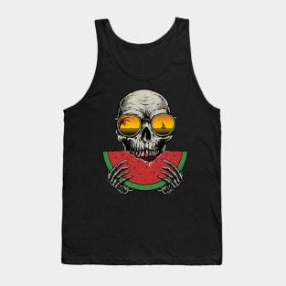 Watermelon Skull Tank Top